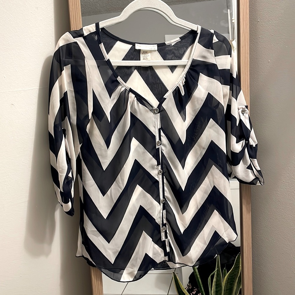 Chevron blouse
